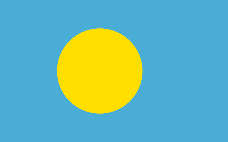 Файл:Flag of Palau.svg