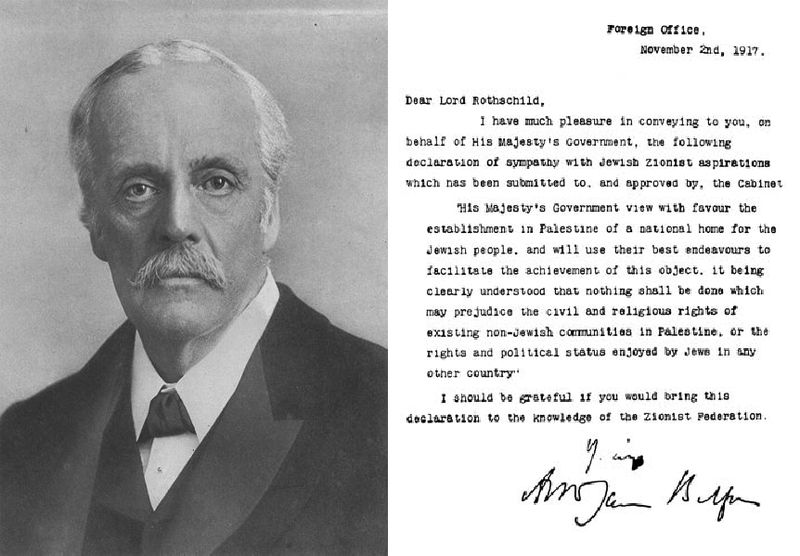 Файл:Balfour portrait and declaration.JPG